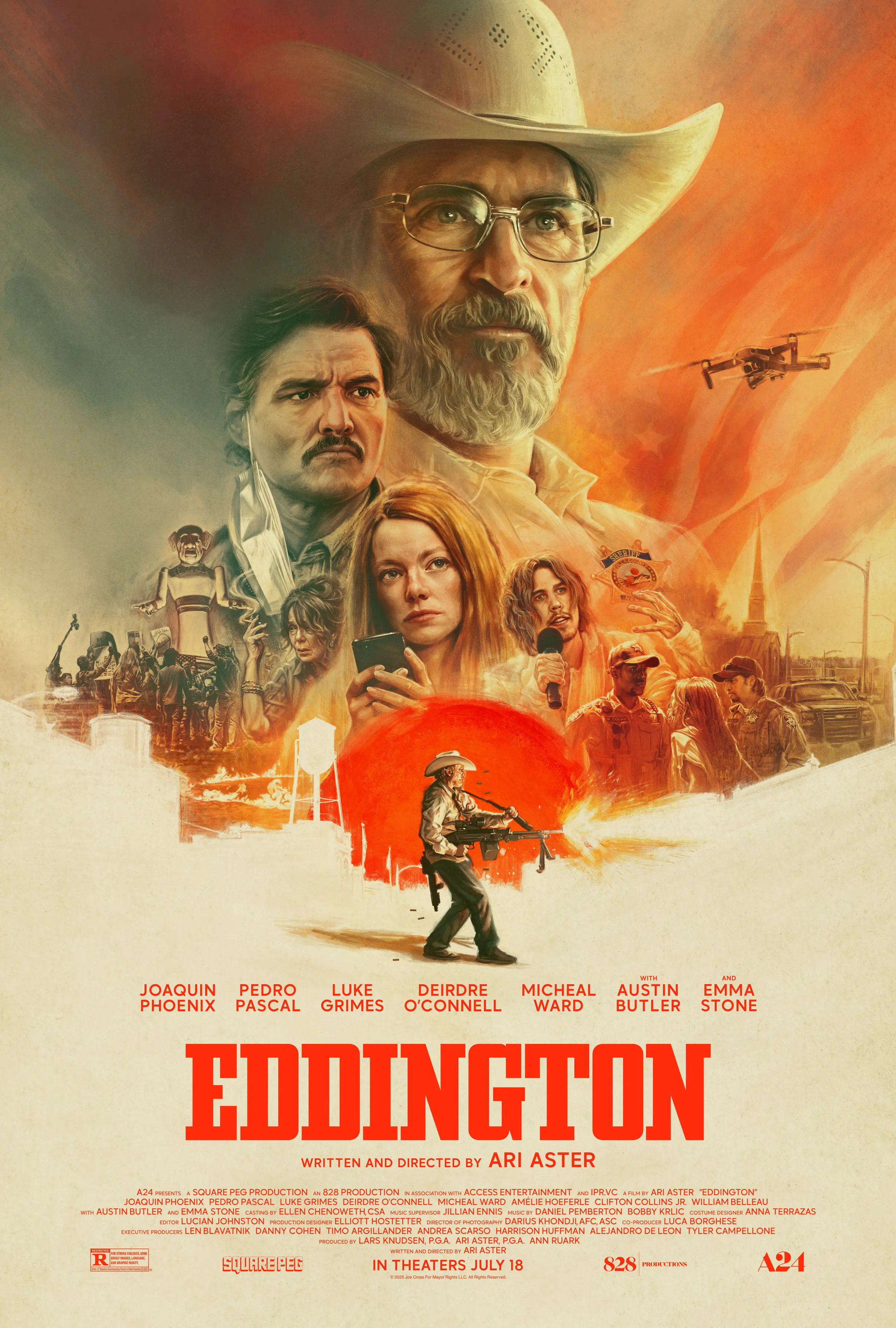 Eddington (film) poster